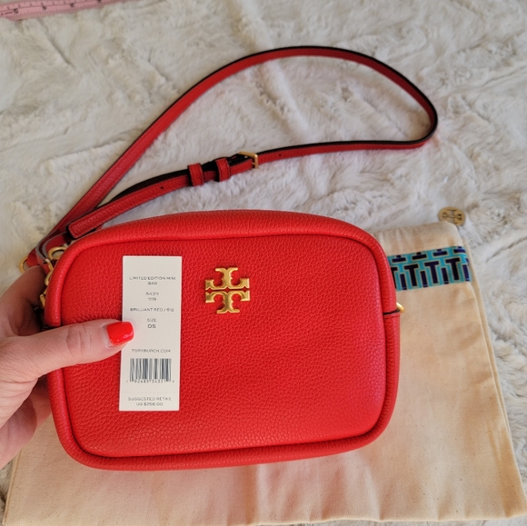 Tory Burch Handbags - NWT Tory Burch Limited Edition Mini Bag in brilliant red